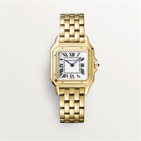 panthere de cartier watch gold